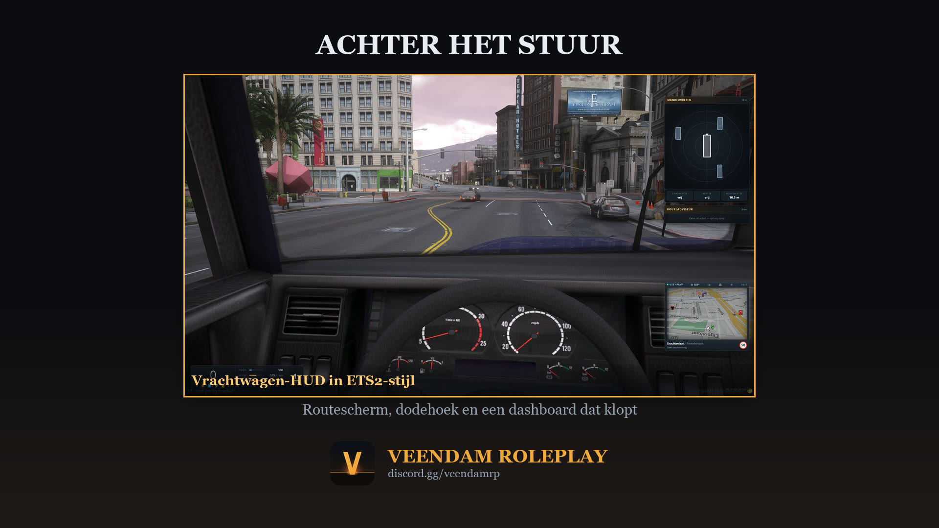Achter het stuur